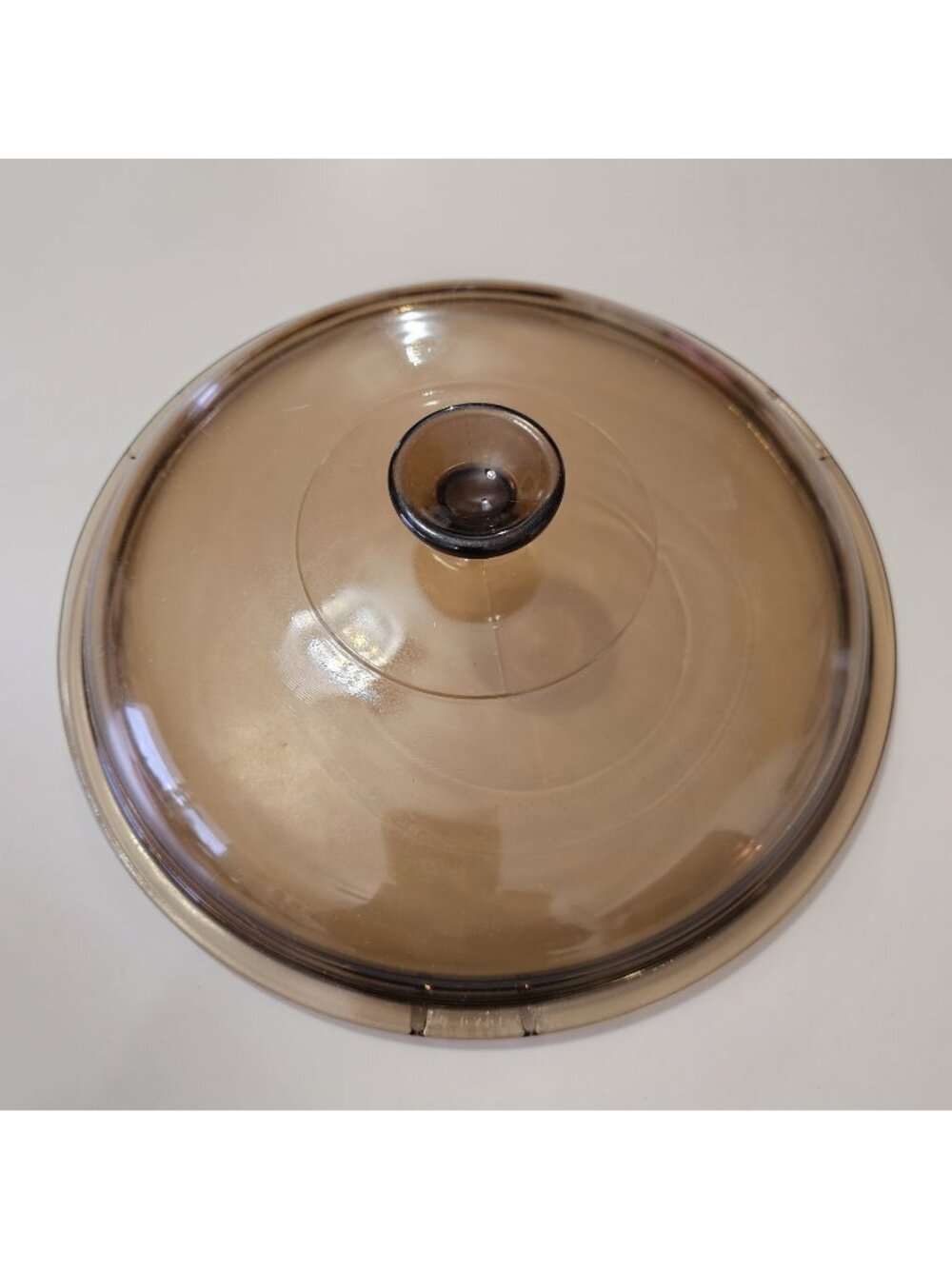 Pyrex Amber Lid only 11" large brown pot Corning Ware Glass replacement 20
